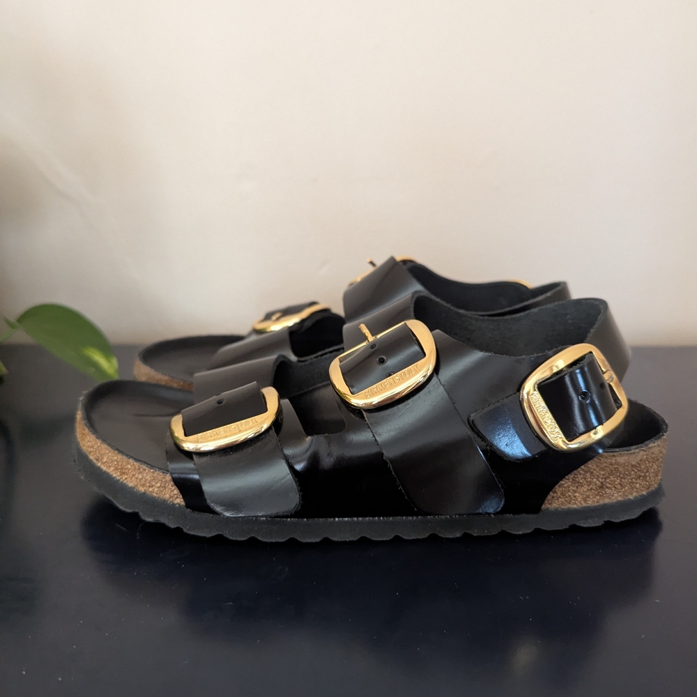 Birkenstock Women's Milano Big Buckle Sandals - Picture 4 of 7